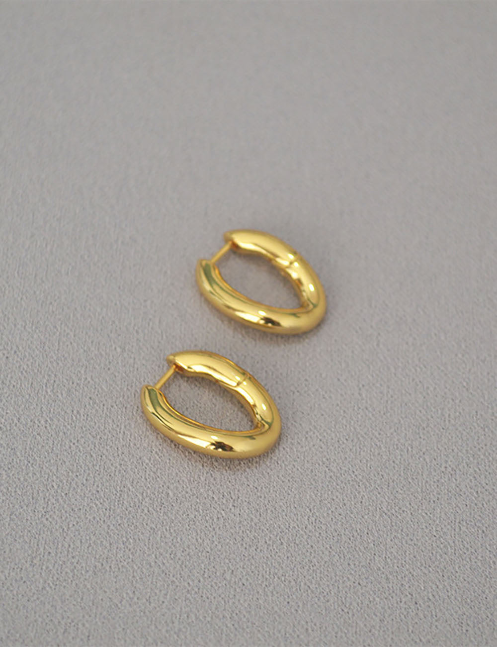 Twist Gold Hoop Earrings - DippedShop Wholesale - #2851