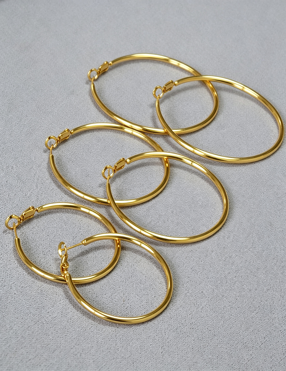 C Shape Earrings - DippedShop Wholesale - #7811