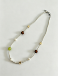 Handmade Pearl Beaded Chain Adjustable Necklace 6W6JNC408L