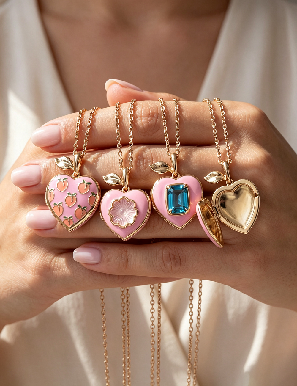 Heart Locket Necklace - DippedShop Wholesale - #3827