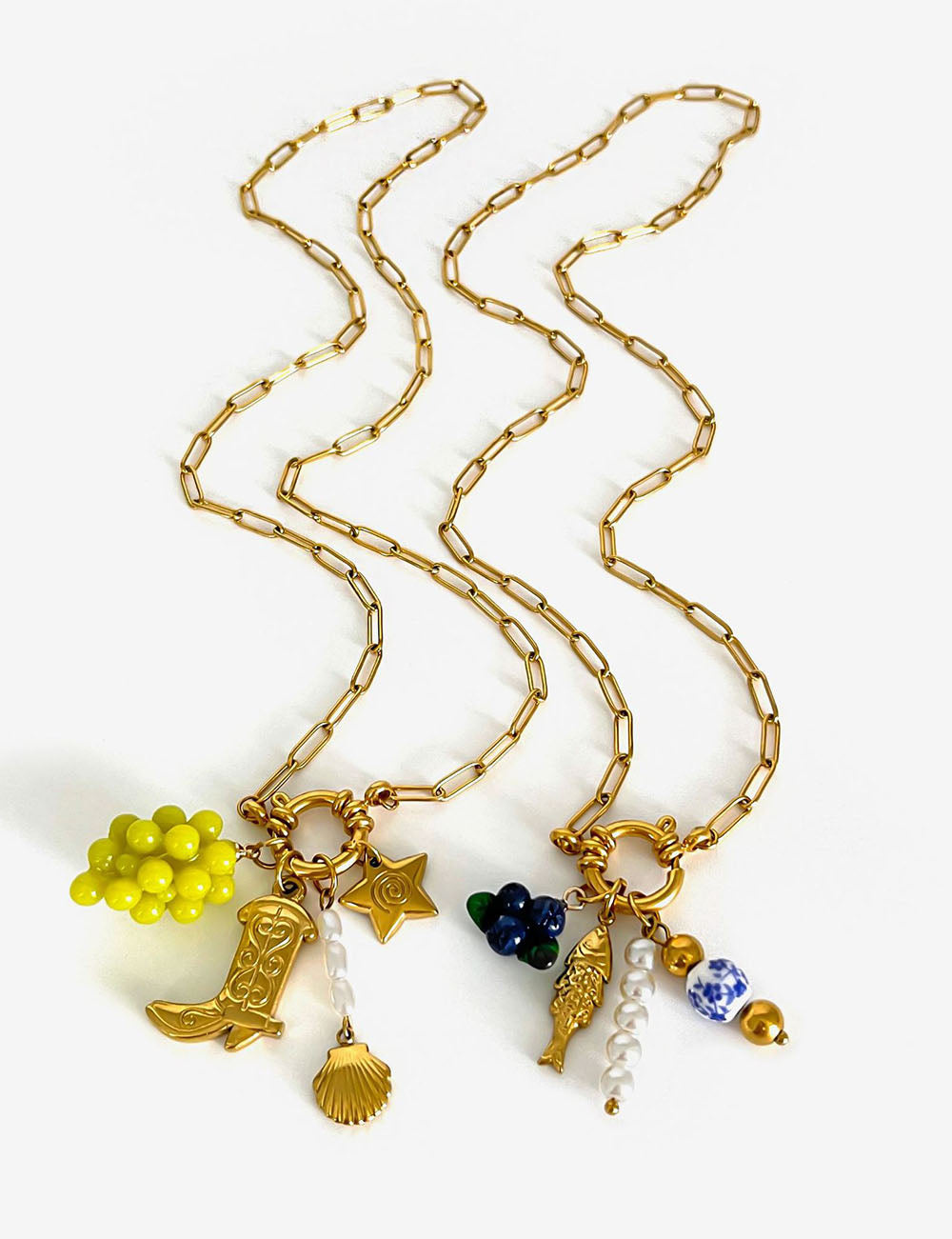 Pearl Grape Pendant Necklace - DippedShop Wholesale - #4643