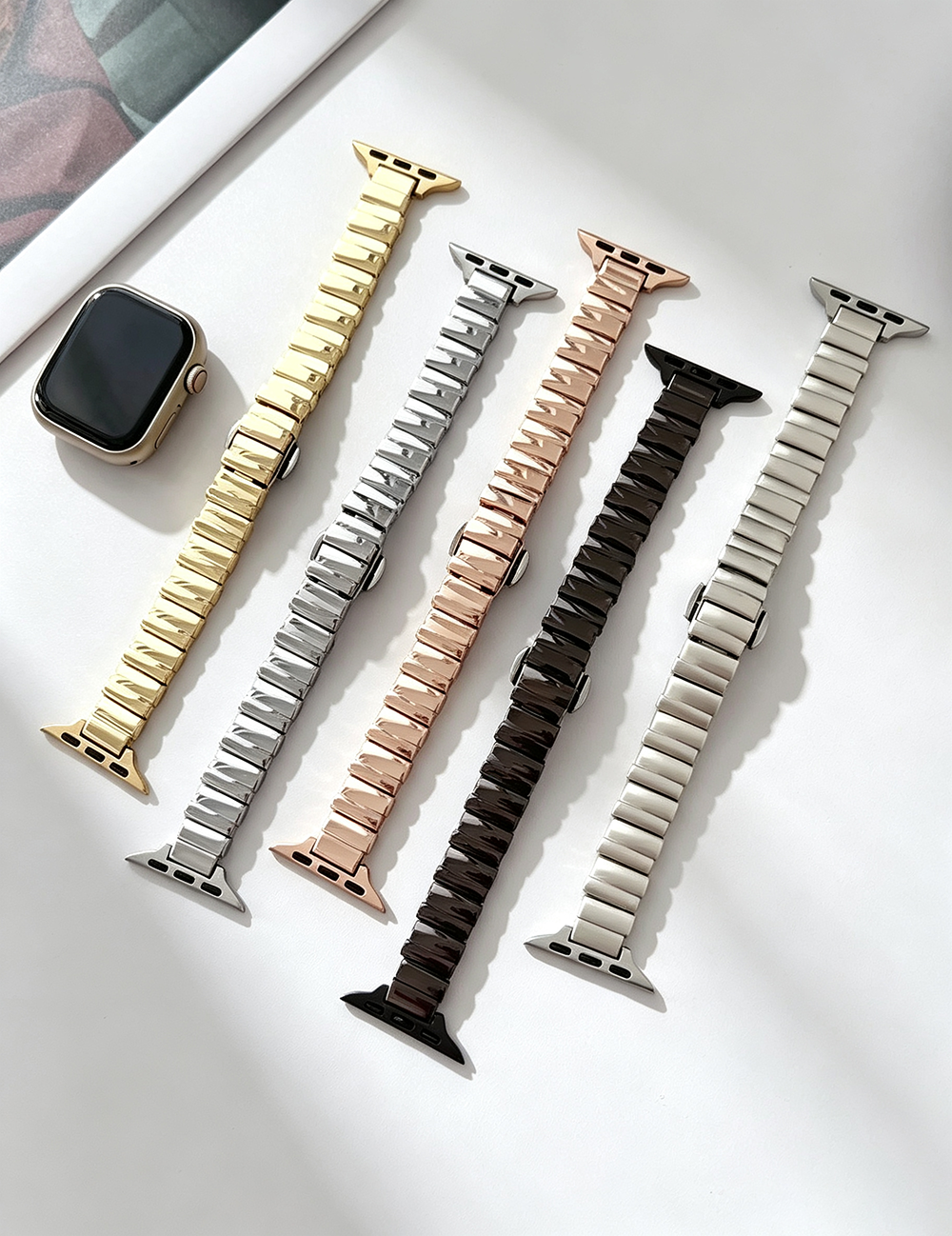 Irregular Metal Link Watch Band - DippedShop Wholesale - #3251