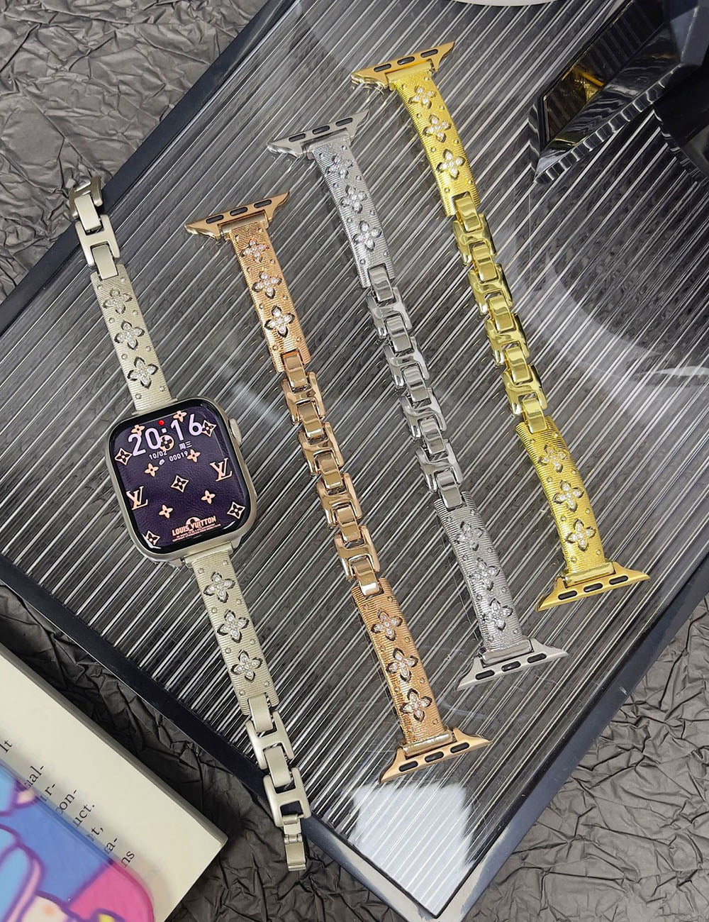 Clover Rhinestone Watch Band - DippedShop Wholesale - #1427