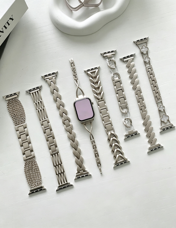 Slim Starlight Stainless Steel Metal Watch Band 6W6JWA86