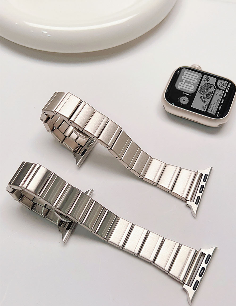 Slim Metal Link Watch Band - DippedShop Wholesale - #7459