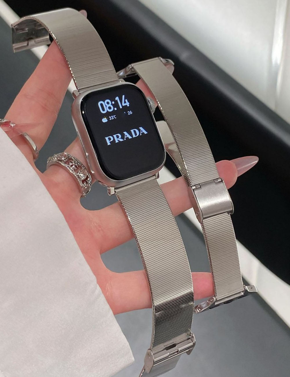 Stainless Steel Mesh Watch Band - DippedShop Wholesale - #8147