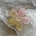 Cute Iridescent Flower Geometric Hair Claw 8AS6HCP307L