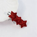 Retro Sequin Star Duckbill Barrette Hair Clip 8AS6HCP64T