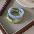 Simple Bamboo Tube Curved Bang - DippedShop Wholesale - #1283
