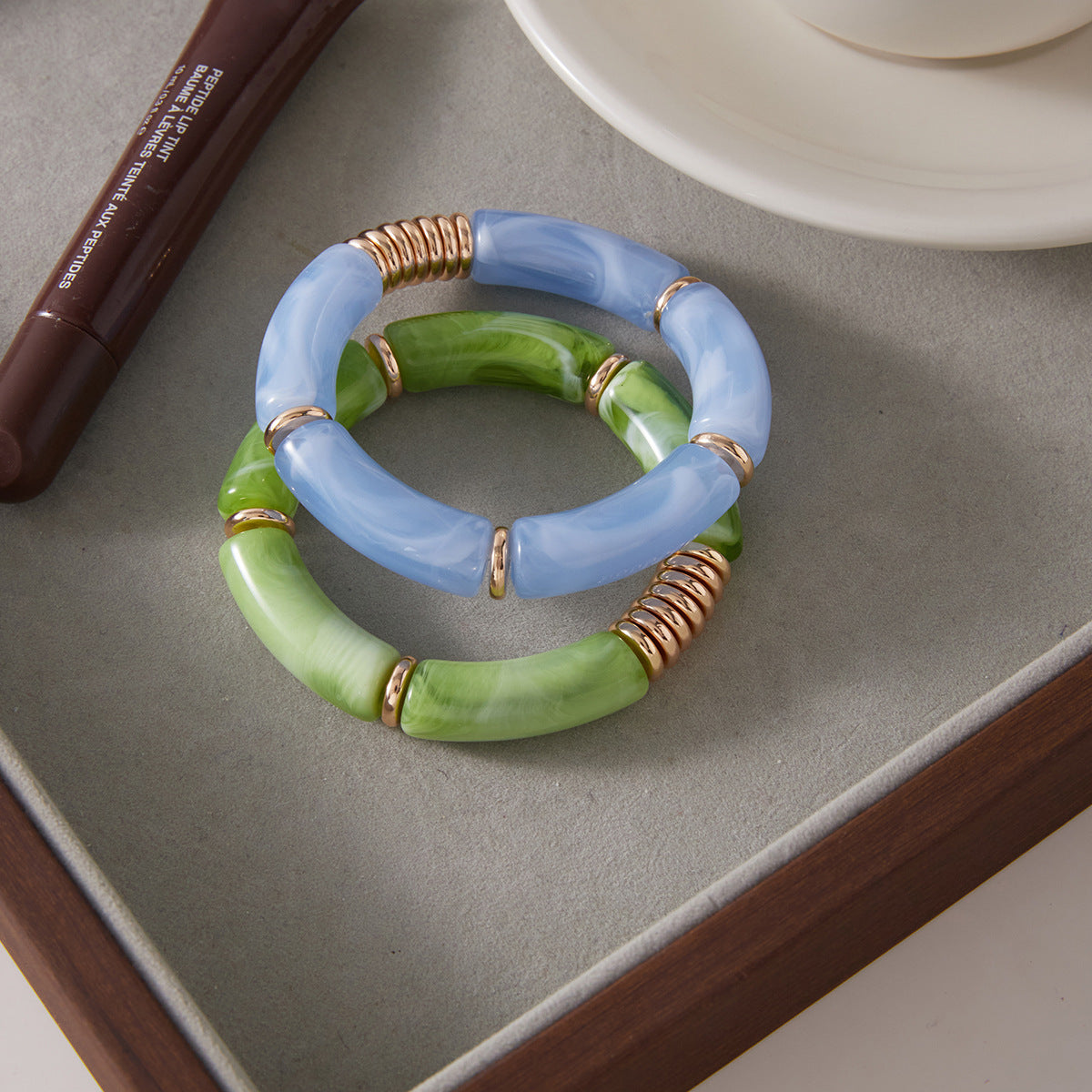 Simple Bamboo Tube Curved Bang - DippedShop Wholesale - #1283