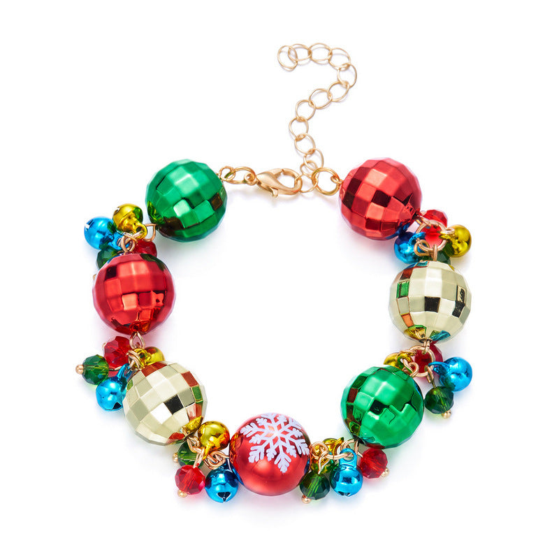 Christmas Bell Beaded Bracelet - DippedShop Wholesale - #7315
