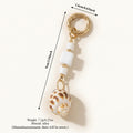 Beaded Rope Braided Boot Pendant Keychain Bag Charm 6W10BBC344