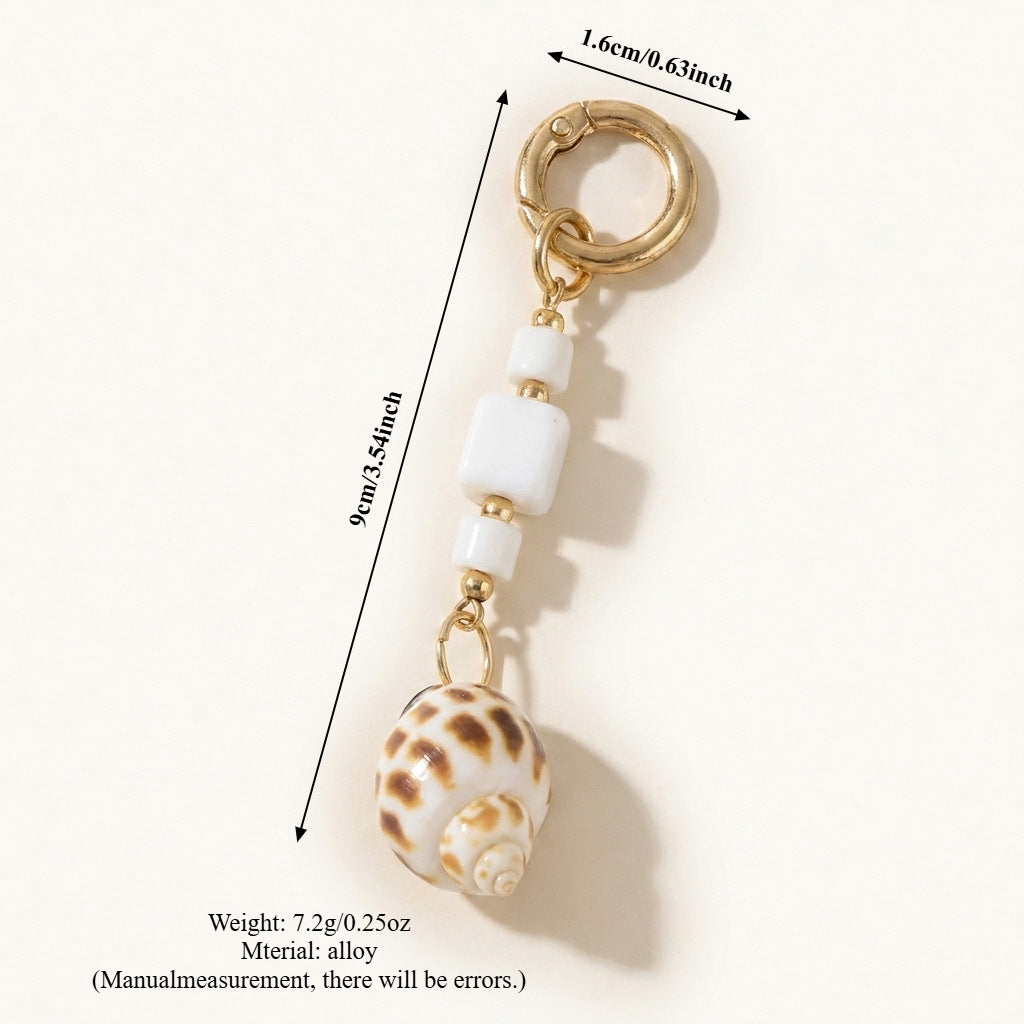Beaded Rope Braided Boot Pendant Keychain Bag Charm 6W10BBC344