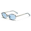 Retro Oval Metal Sunglasses - DippedShop Wholesale - #0627