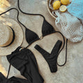Solid Drawstring Swimwear - DippedShop Wholesale - #7107