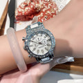 Luxury Diamond Chronograph Analog Quartz Watch MK2SSAS6W6JWA17