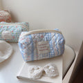 Quilted Cotton Toast-shaped Storage Bag MK2BLW6C5CO67
