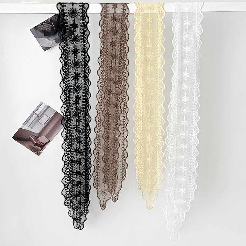 Elegant Floral Lace Scarf - DippedShop Wholesale - #0179