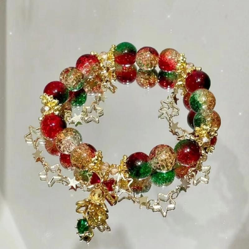 Snowman Bell Tassel Bracelets - DippedShop Wholesale - #9635