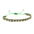Handmade Seed Bead Braided Adjustable Bracelet 6W6JBR475