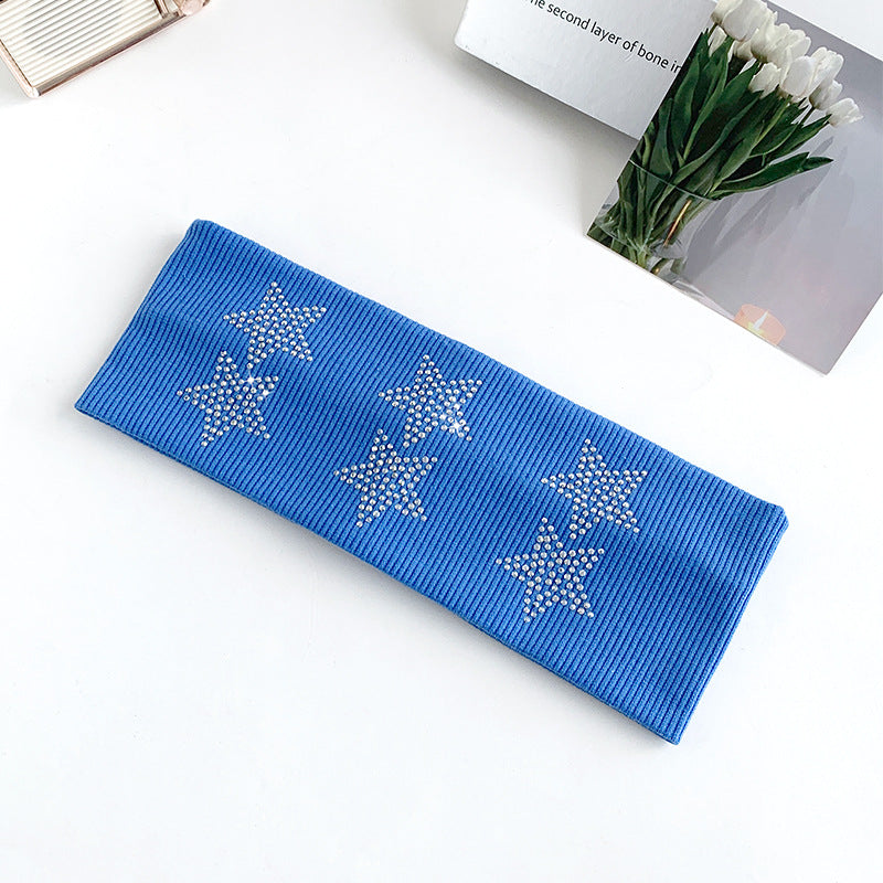 Rhinestone Star Knit Headband - DippedShop Wholesale - #9187