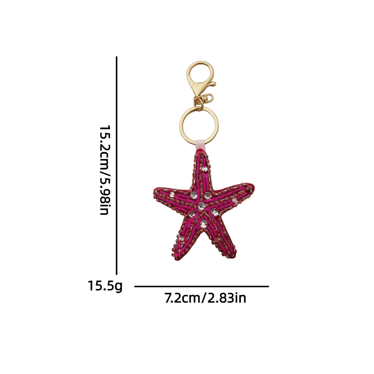 Stylish Handmade Beads Coconut Tree Pendant Keychain 6W10BBC808
