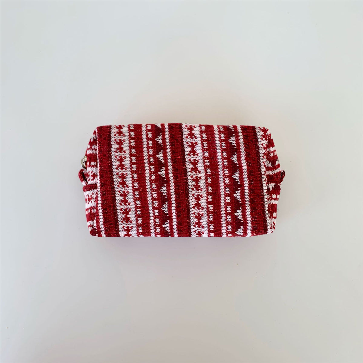 Trendy Christmas Snowflake Knitted Cosmetic Bag 6W10BOB1344
