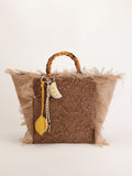 Boho Handwoven Beach Tote - DippedShop Wholesale - #5203