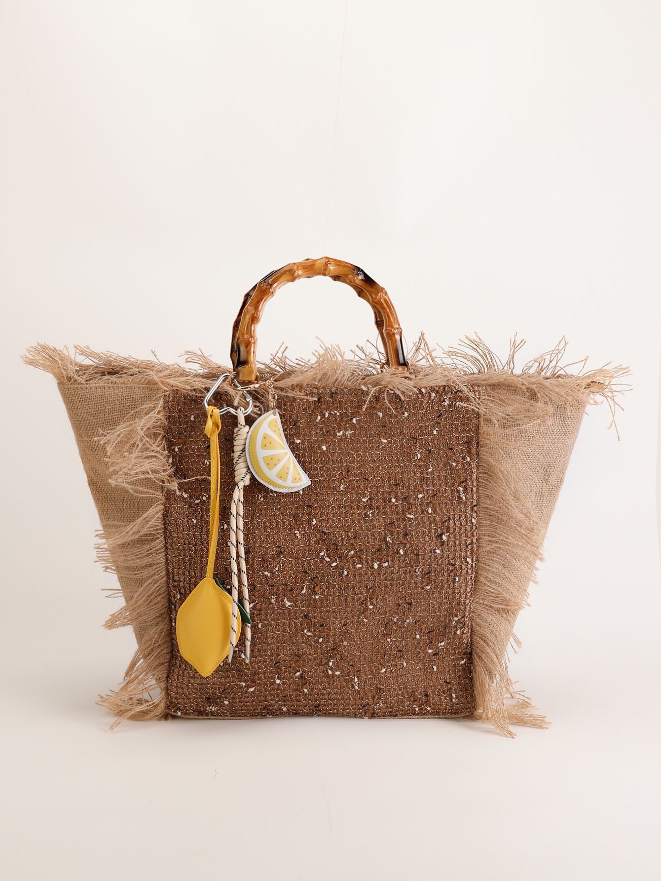Boho Handwoven Beach Tote - DippedShop Wholesale - #5203