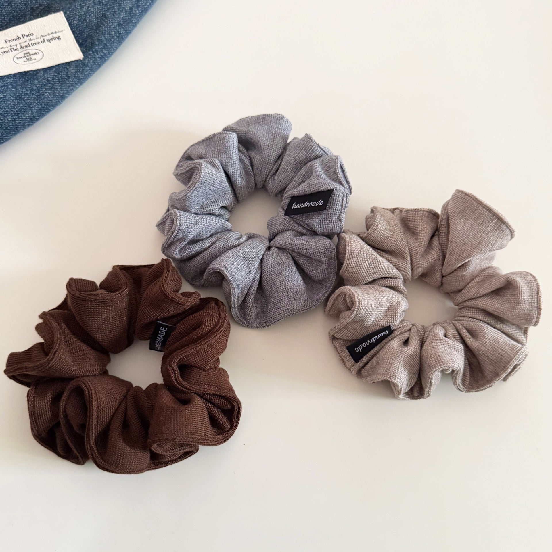 Knit Stretchy Hair Scrunchie - DippedShop Wholesale - #3411