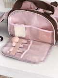 Vintage Multi-Layer Large Capacity Makeup Bag MK2BW6S10BOB54