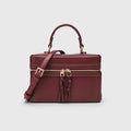Vintage Mini Square Box Top-Handle Crossbody Bag 6W10BBG2405