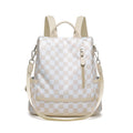 Trendy Checkerboard Pattern Lightweight Backpack 6S10BBG1451