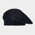 Vintage Floral Rhinestones Knit Portable Beret Cap MK2COW6W6HAT227