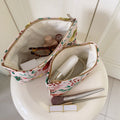 Large Capacity Floral Embossed Portable Makeup Bag MK2BW6W10BOB398