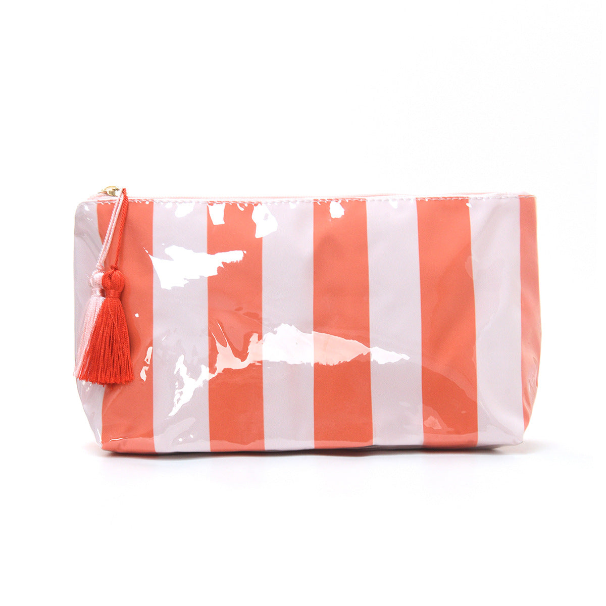 Colorful Checkerboard Waterproof PVC Cosmetic Bag MK2BLW6C5CO23