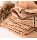 Stylish Color Block Warm Plaid Scarf 6W6NSW283