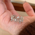 Hollow Floral Rhinestone Ring - DippedShop Wholesale - #8947