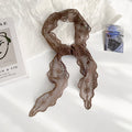 Elegant Floral Embroidered Lace Skinny Scarf MK2BW6W6NSI02