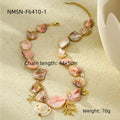 Geometric Shell Necklace - DippedShop Wholesale - #9811