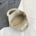 Casual Hand-Crochet Solid Color Handbag 6W10BBG1770
