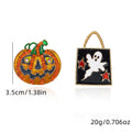 Halloween Rhinestone Skeleton Ghost Tassel Earrings 6W6JER550