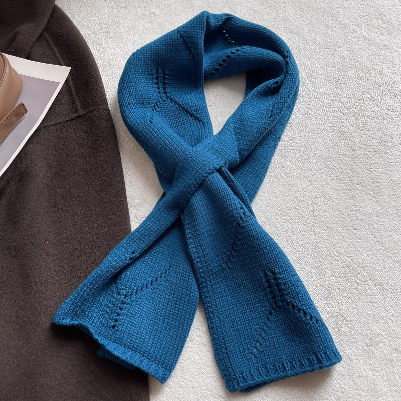 Diamond Fastened Knit Scarf - DippedShop Wholesale - #4083