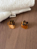 Shell Disc Stud Earrings - DippedShop Wholesale - #0003