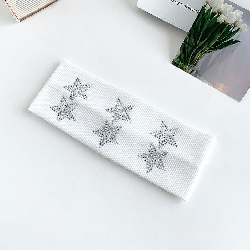 Rhinestone Star Knit Headband - DippedShop Wholesale - #1507