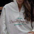 Zipper Letter Hoodie - DippedShop Wholesale - #2371