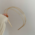 Elegant Gold Plated Multi-Layer Headband MK2SPM6W6HBD38