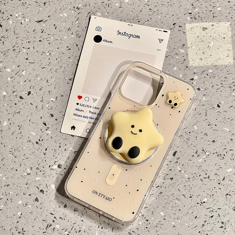 Star Moon Stand Phone Case - DippedShop Wholesale - #2931
