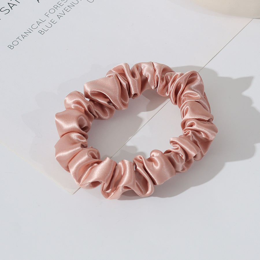 Simple Solid Color Ruffled Hair Scrunchies 6W6HSR332