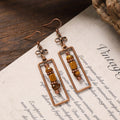Boho Wooden Dangle Earrings - DippedShop Wholesale - #8067